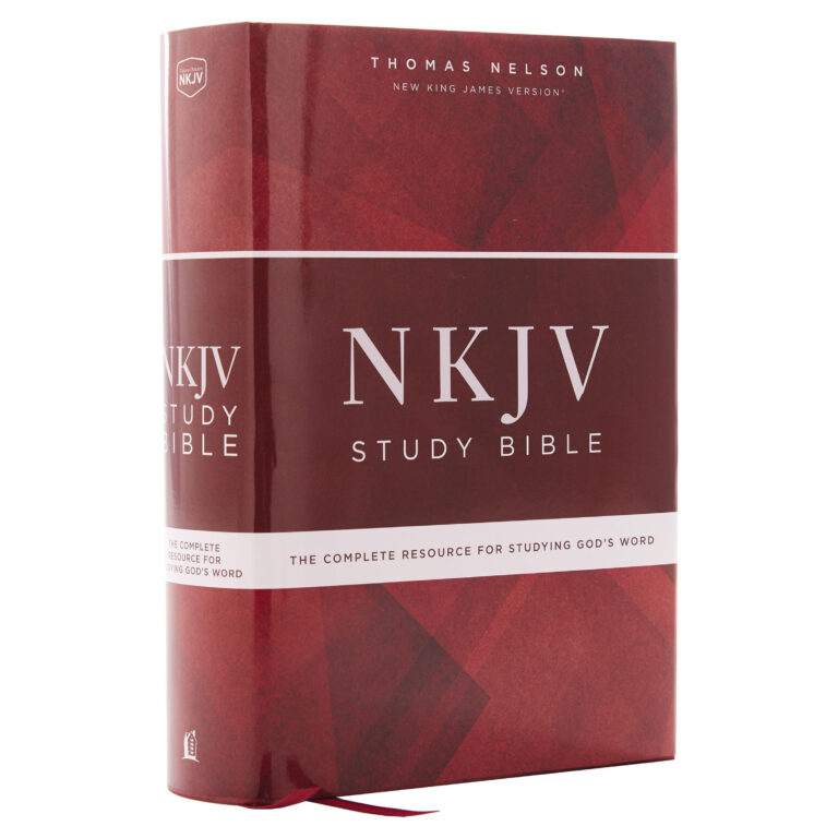 Thomas Nelson NKJV (New King James Version), Study Bible, Hardcover, Comfort Print