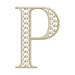 Large Adorn Serif (2" H) - 1 Initial (First or Last) +$16.00