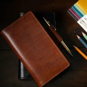 Chosen Leatherwork Italian Leather Pocket Notebook Cover and Leuchtturm1917 A6 Pocket Notebook [Monogram Available]
