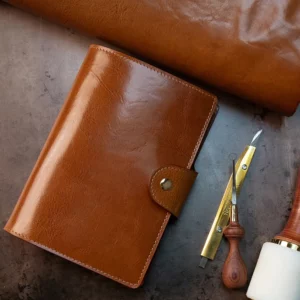 Chosen Leatherwork Signature Italian Leather A5 Notebook Cover and Leuchtturm1917 Notebook [Monogram Available]