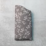 Winter Floral Gray and White