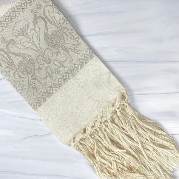 Tessitura Pardi GRIFO Linen Cotton Italian Hand Towel with Fringe, Available in Small and Large - Image 6