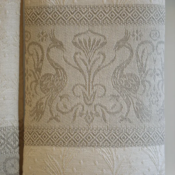 Tessitura Pardi GRIFO Linen Cotton Italian Hand Towel with Fringe, Available in Small and Large - Image 4