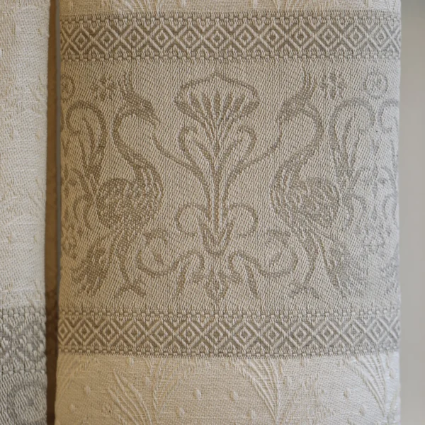 Tessitura Pardi GRIFO Linen Cotton Italian Hand Towel with Fringe, Available in Small and Large - Image 13