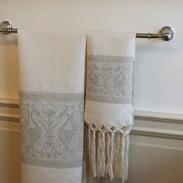 Tessitura Pardi GRIFO Linen Cotton Italian Hand Towel with Fringe, Available in Small and Large - Image 8