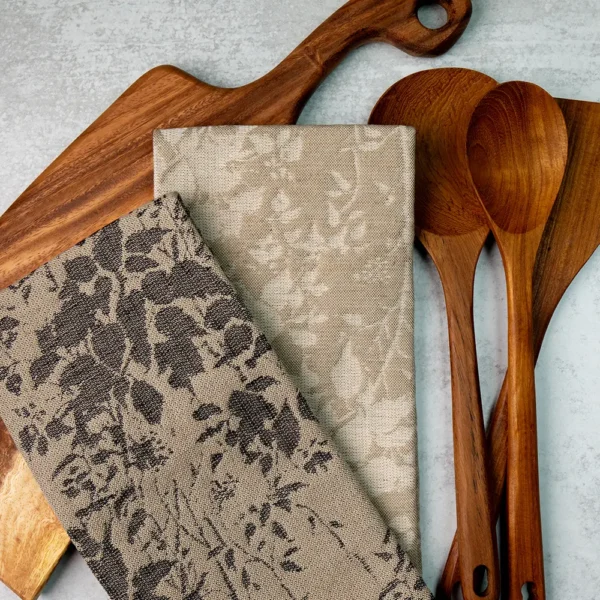 Busatti MIKADO Linen Cotton Kitchen Hand Towel - Image 7