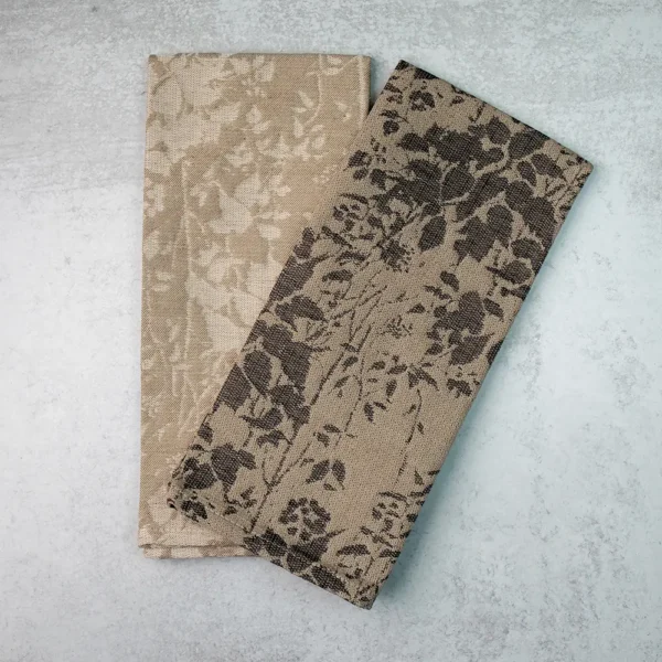 Busatti MIKADO Linen Cotton Kitchen Hand Towel - Image 6