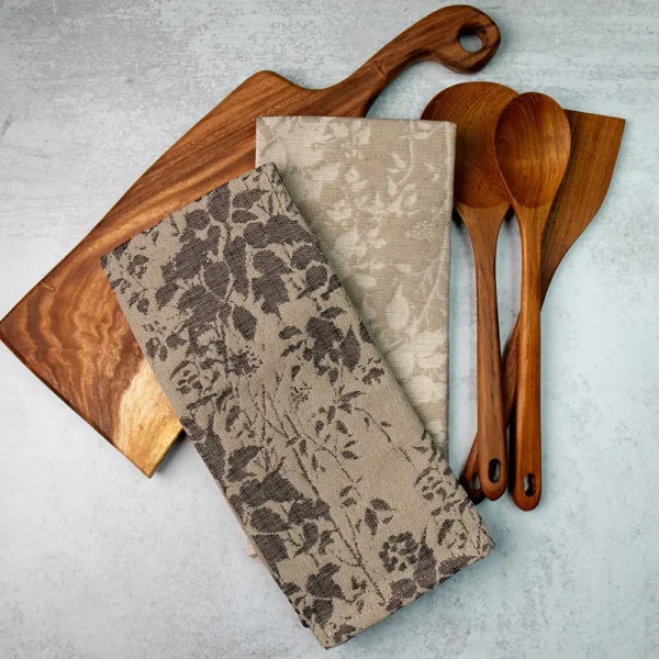 Busatti MIKADO Linen Cotton Kitchen Hand Towel