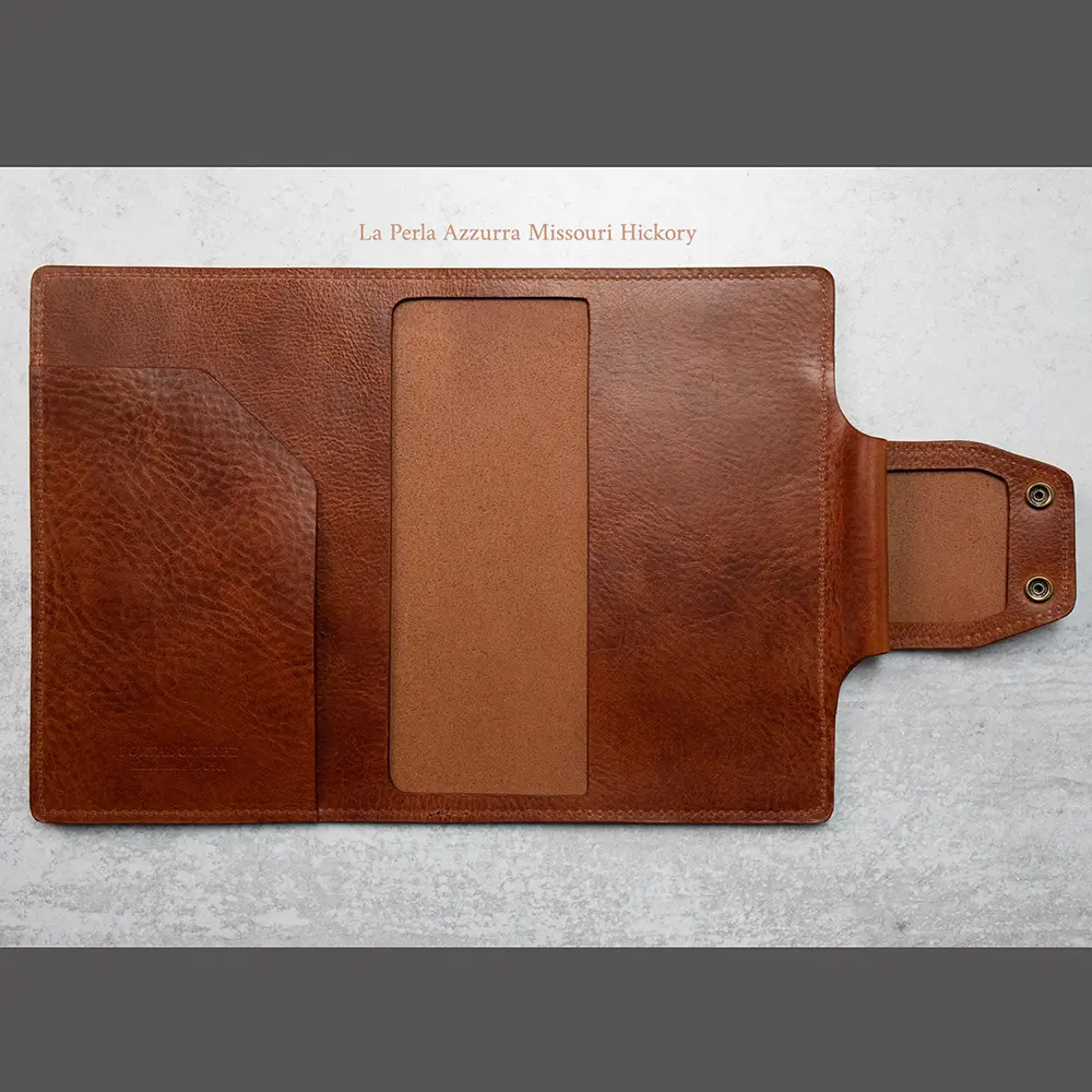 Premium Italian Leather Leuchtturm1917 A5 Journal Notebook Planner Cover, Snap Closure - Image 9