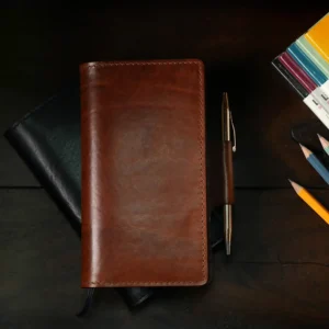 Chosen Leatherwork Premium Italian Leather Leuchtturm1917 A6 Pocket Notebook Cover