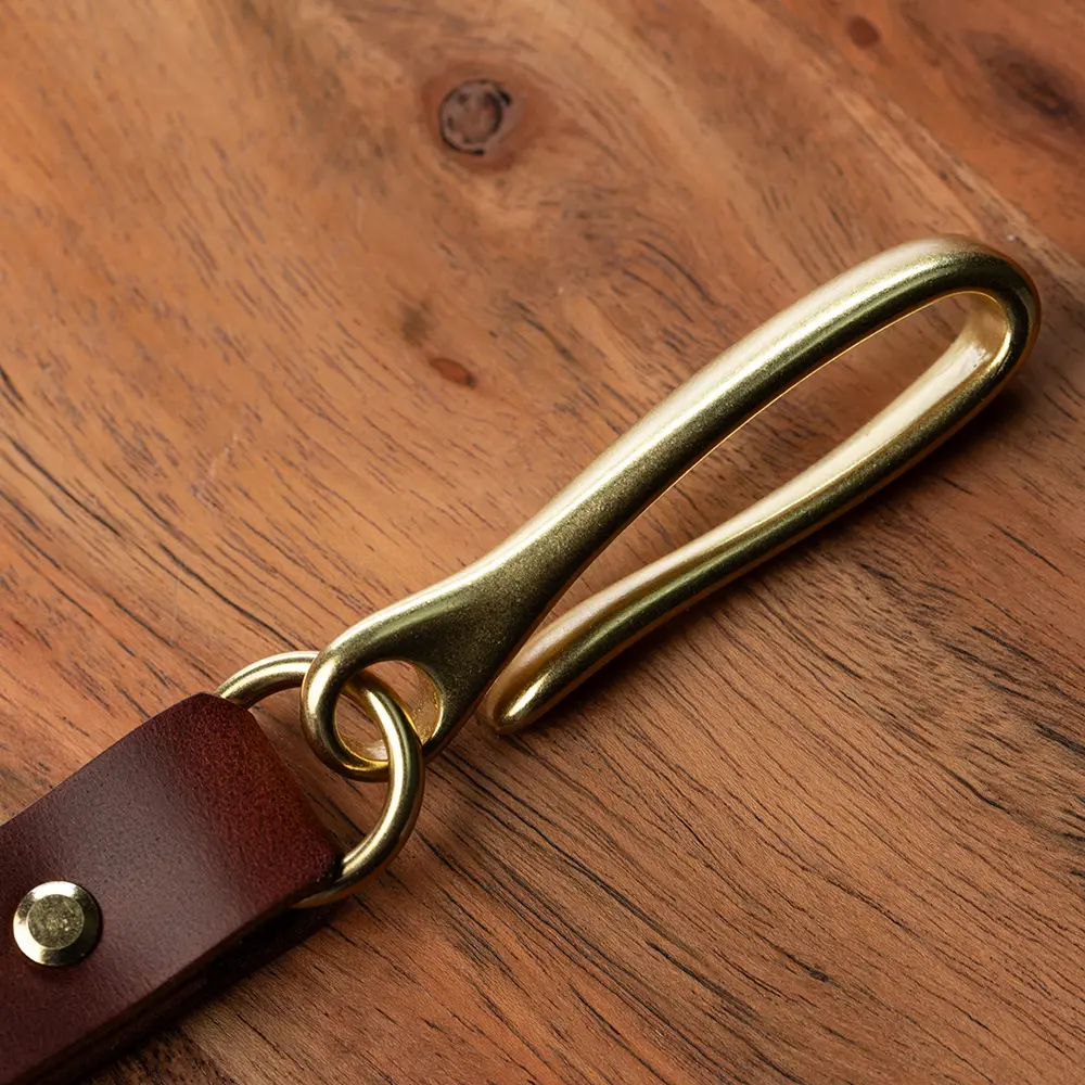 Chosen Leatherwork Leather Fishhook Key Chain, Belt Clip - Image 10