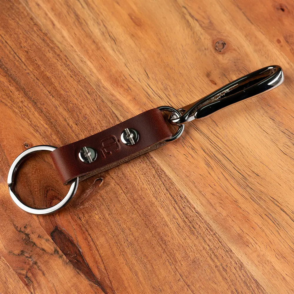 Chosen Leatherwork Leather Fishhook Key Chain, Belt Clip - Image 8