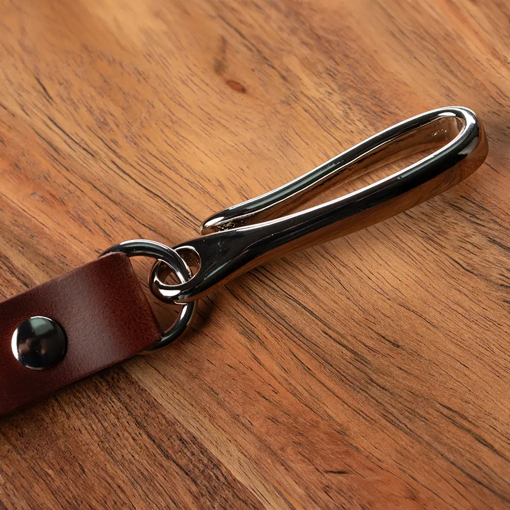Chosen Leatherwork Leather Fishhook Key Chain, Belt Clip - Image 6