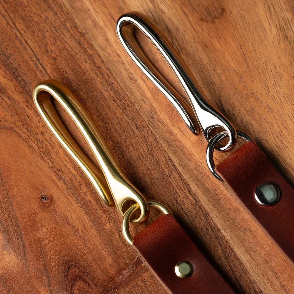 Chosen Leatherwork Leather Fishhook Key Chain, Belt Clip - Image 4