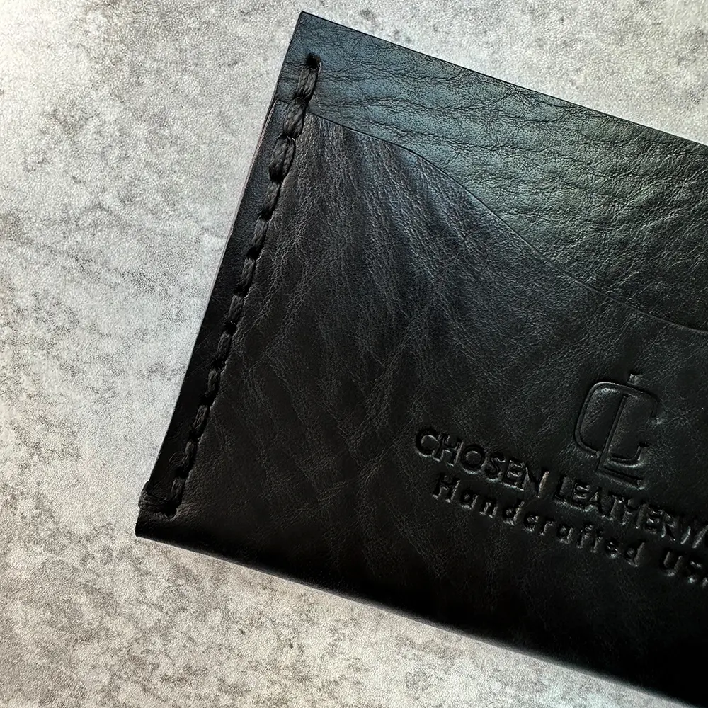 Chosen Leatherwork Premium Italian Leather Classic Card Wallet - Image 2