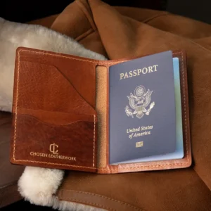 Chosen Leatherwork Premium Italian Leather Passport Holder / Cover / Wallet
