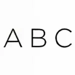 Gotham .25in H (6.35mm H) Sans Serif Font